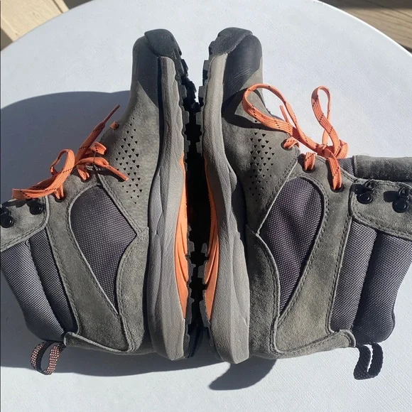 Danner Inquire Mid Waterproof Hiking Boots In Dark Grey/Salmon-Sz 8 - Picture 11 of 16